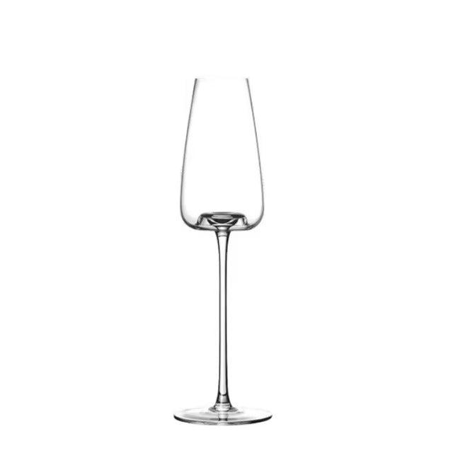 Crystal Glass Set – Lead-Free Crystal for Wine and Champagne