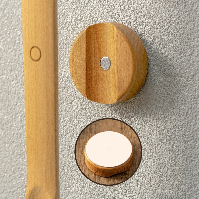 Long Minimalist Wall-Mounted Shoe Horn with Handy Storage