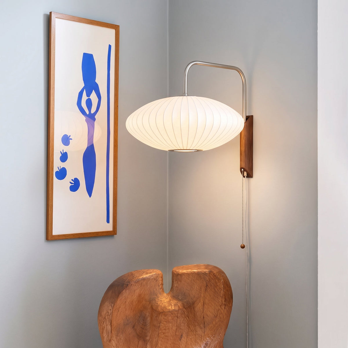 Bubble Silk Wall Light