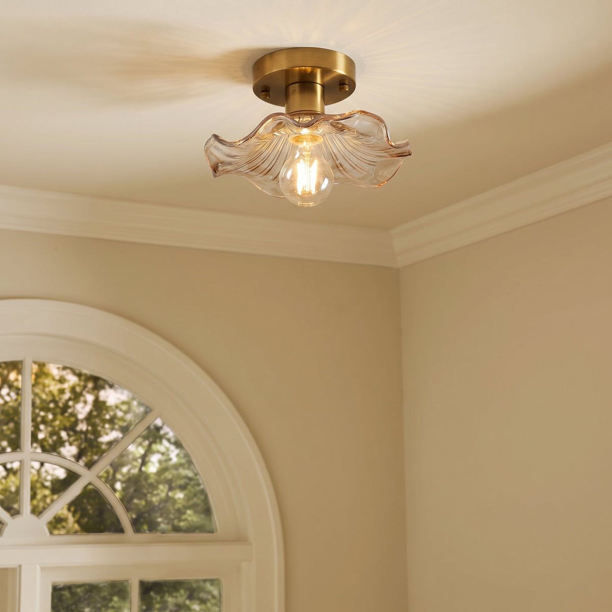 Hibiscus Ceiling Light