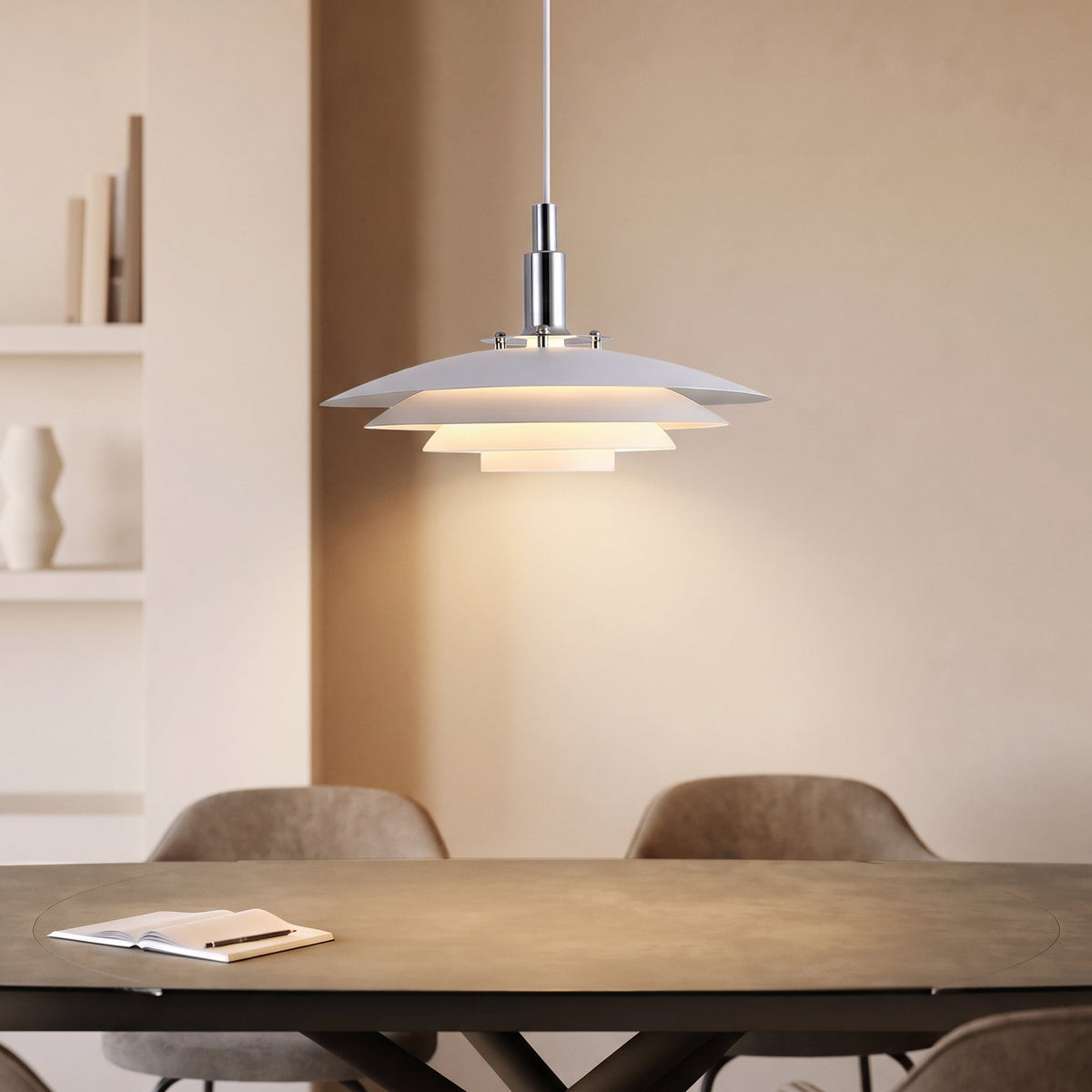 Metal Layer Pendant Light