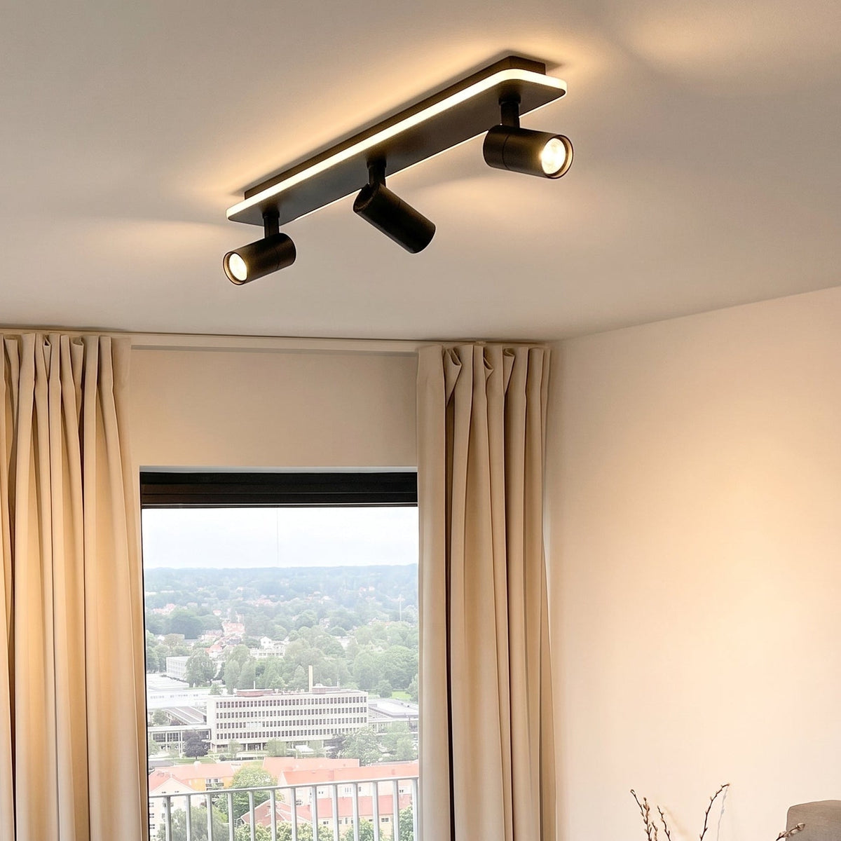 Multiple Spot Ceiling Light