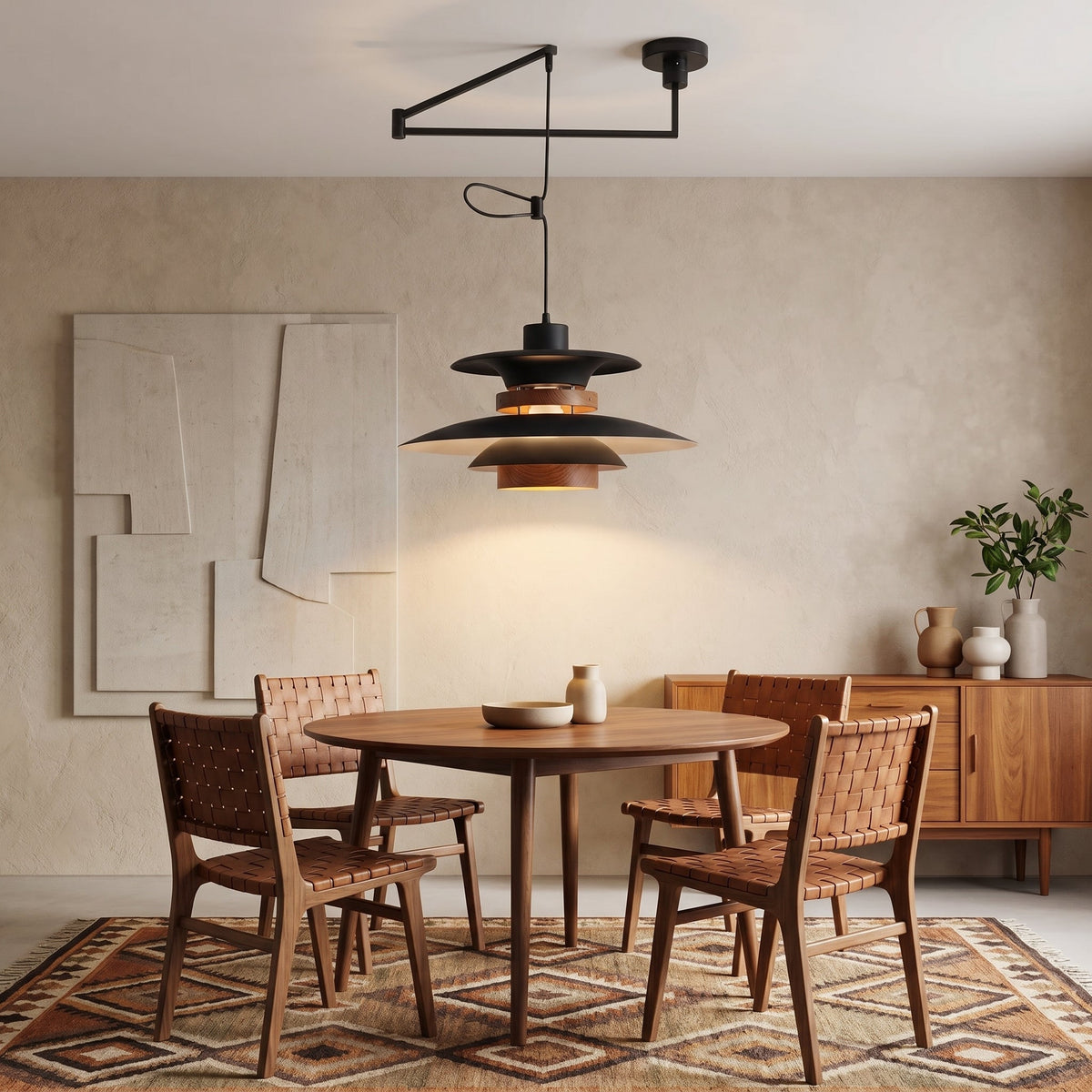 Merado Swing Arm Pendant Light