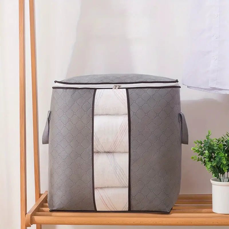Breathable Fabric Clothes Storage Bag – Clear Window and Foldable Design