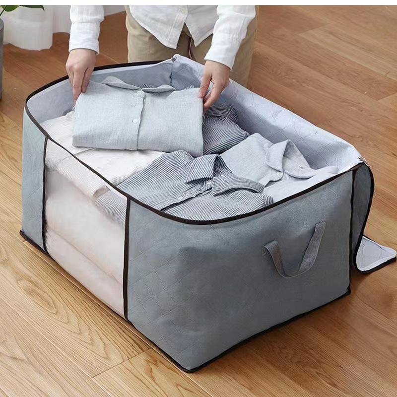 Breathable Fabric Clothes Storage Bag – Clear Window and Foldable Design