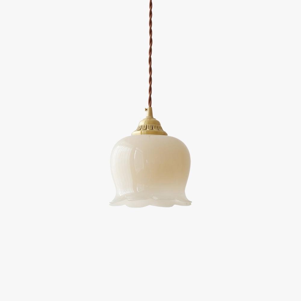 Floral Pendant Light – Compact Design with Soft Light