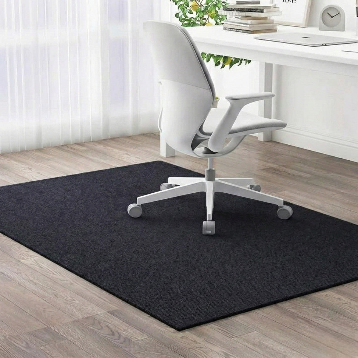 Self-Adhesive Floor Mat with Non-Slip Surface and Low Profile