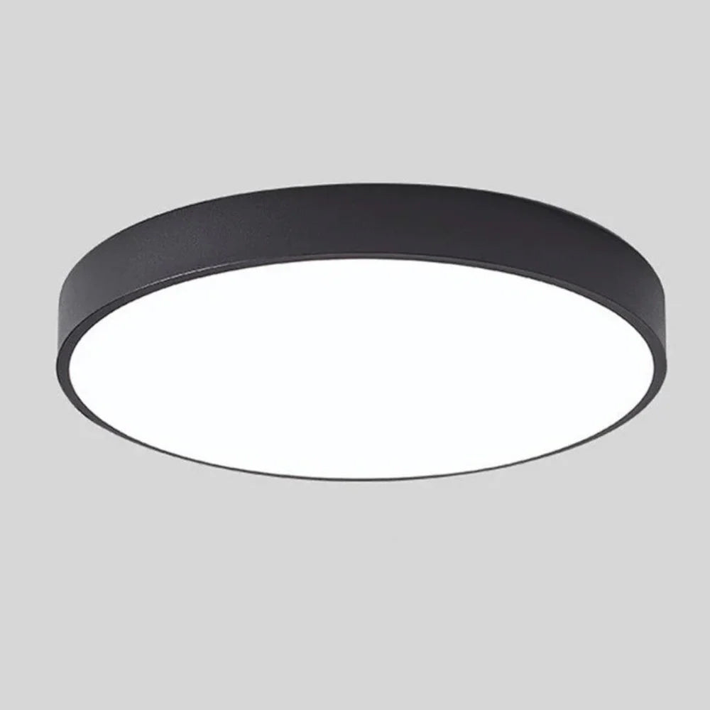 Scandinavian Ceiling Light – Round Design in Multiple Colors with Dimmable LED
