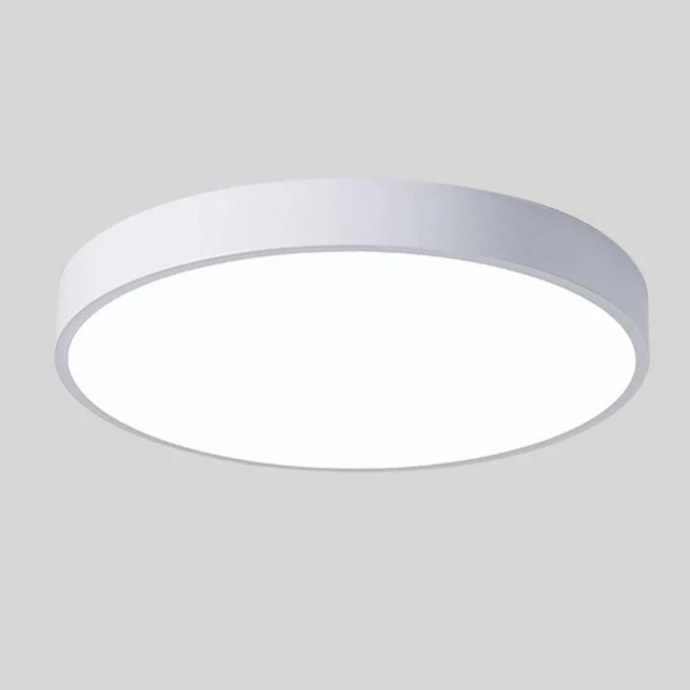Scandinavian Ceiling Light – Round Design in Multiple Colors with Dimmable LED