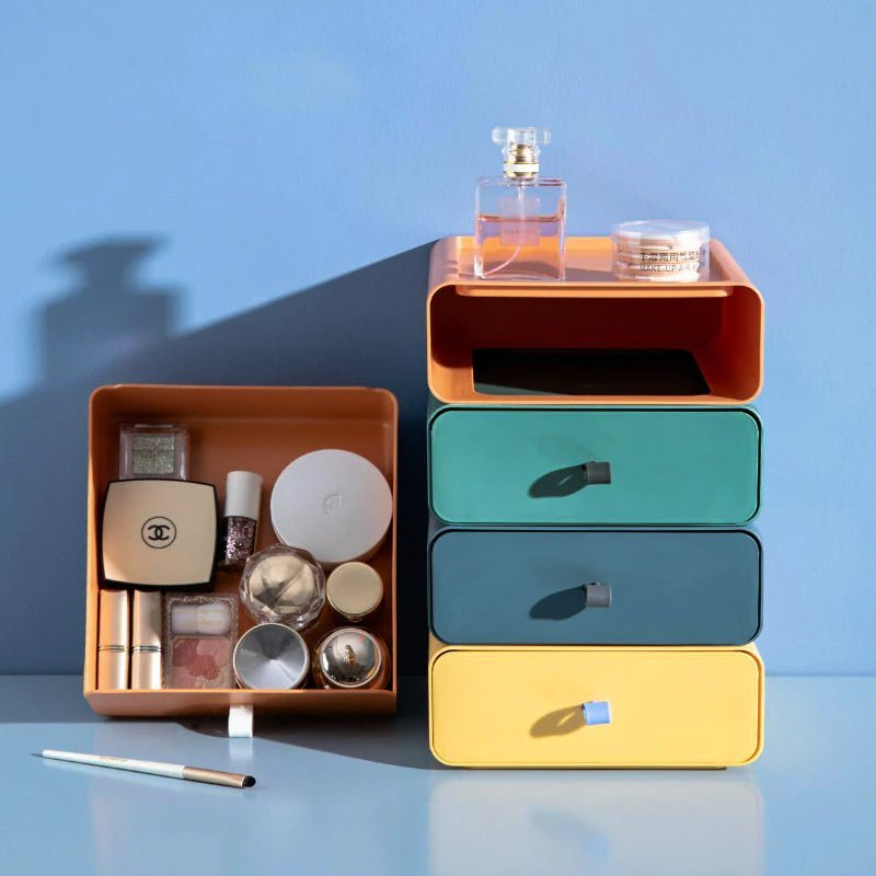 Stackable Plastic Storage Boxes – Space-Saving Colorful Design