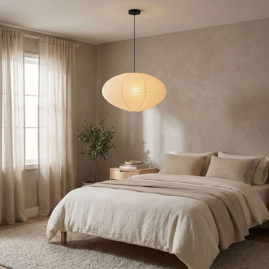 Washi Paper Pendant – Light and Elegant Design with Soft Diffused Light