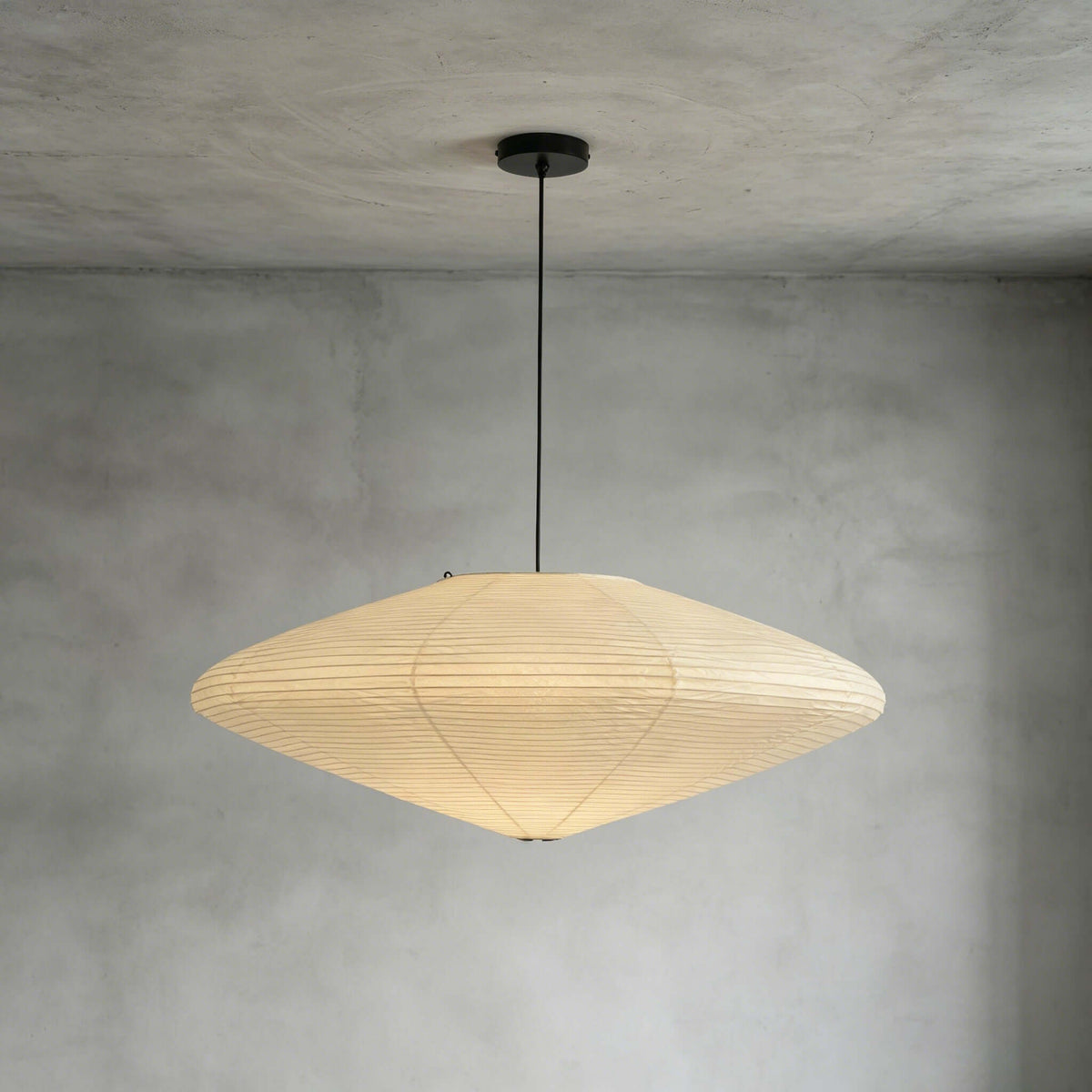 Washi Paper Pendant – Light and Elegant Design with Soft Diffused Light