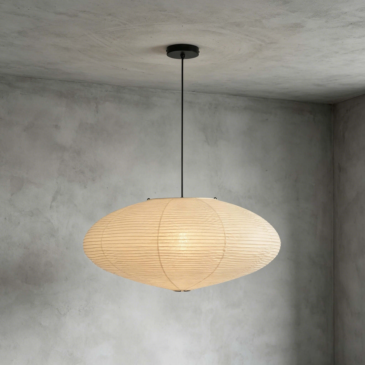 Washi Paper Pendant – Light and Elegant Design with Soft Diffused Light