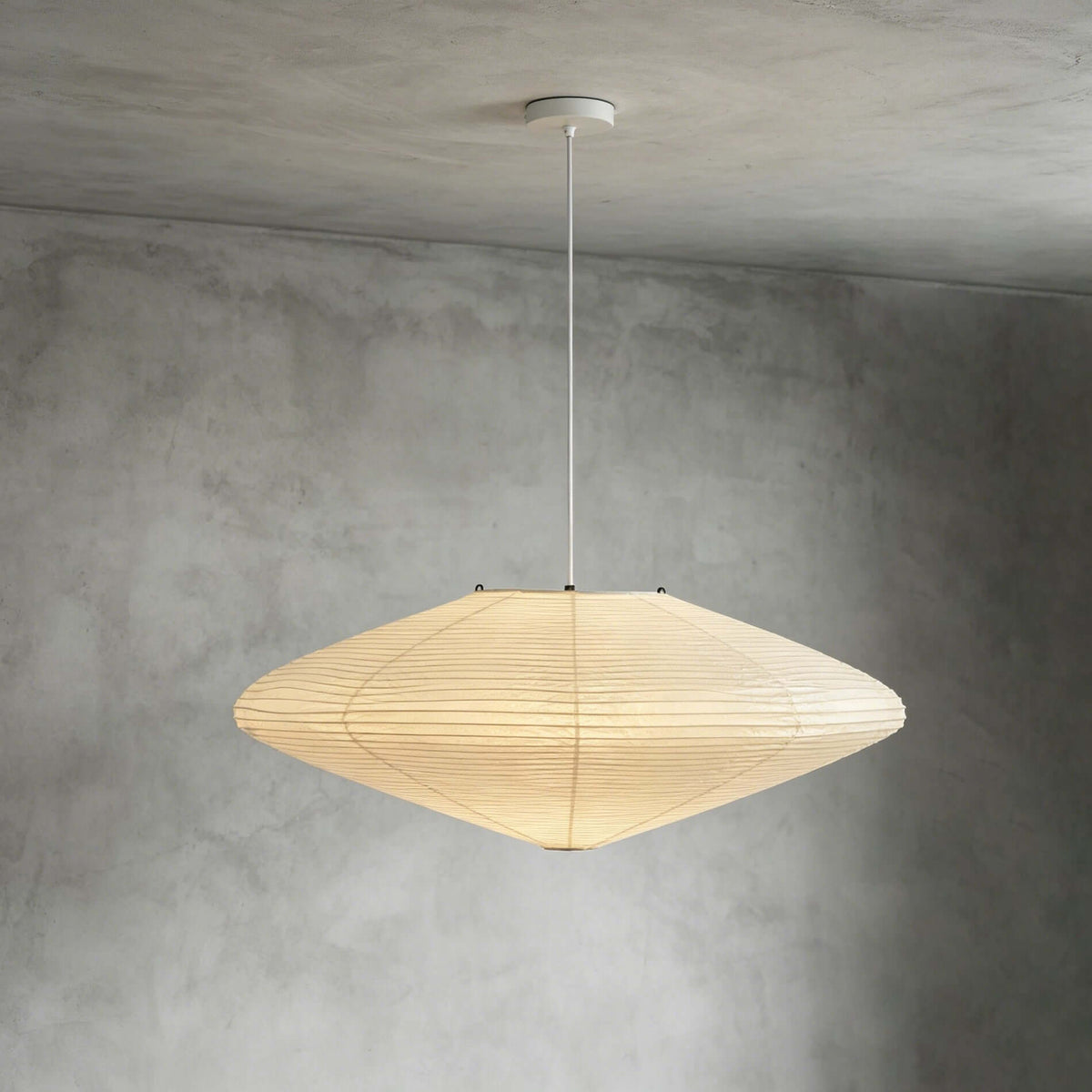 Washi Paper Pendant – Light and Elegant Design with Soft Diffused Light